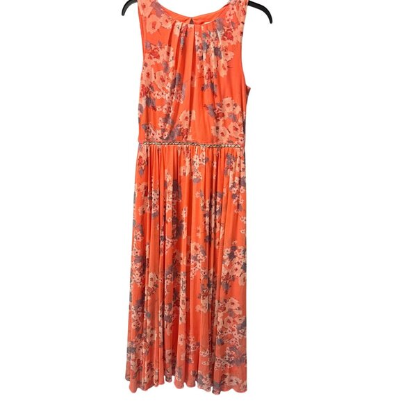 Enfocus Dress Size 8P Floral Sleeveless Maxi Dress With Rhinestone Detail - Picture 1 of 12